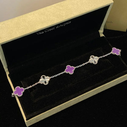 [Mystic] CLOVER 5 MOTIF VIOLET BRACELET COLLECTION