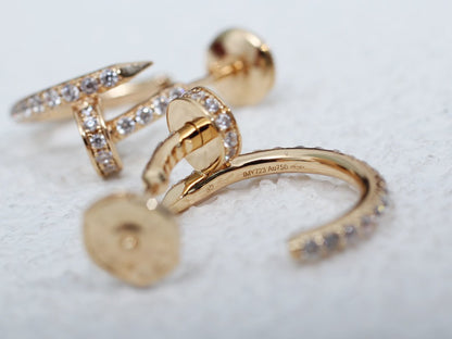 [Mystic]JUSTE EARRINGS 12.75MM PINK GOLD DIAMOND