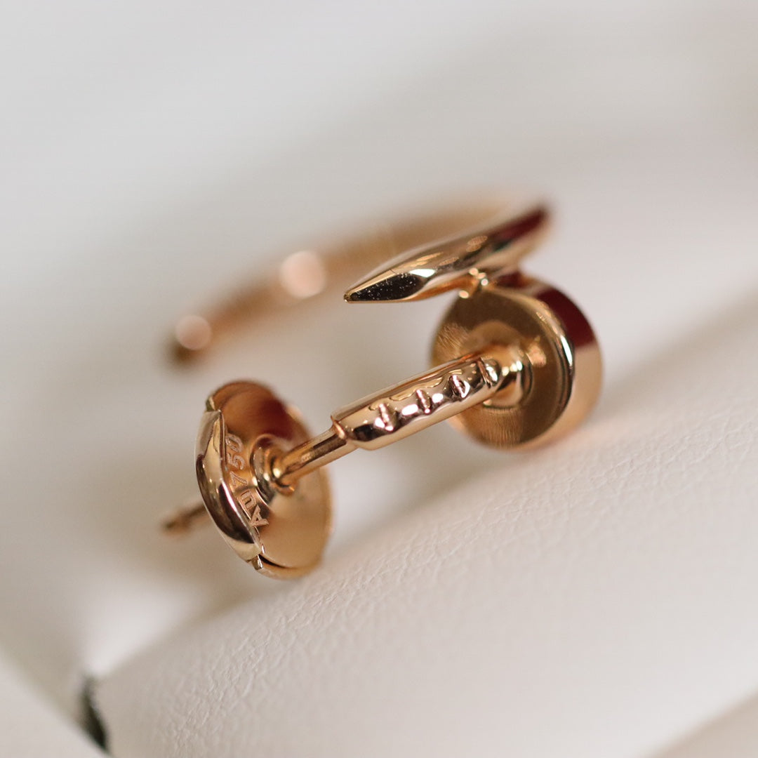 [Mystic]JUSTE EARRINGS PINK GOLD