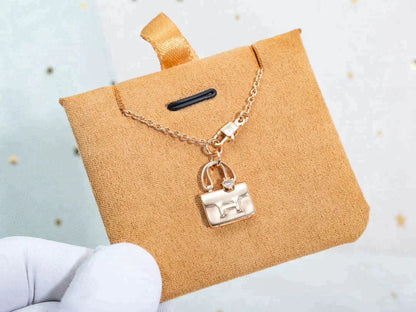 [Mystic]AMULETTE PEDANT ROSE GOLD NECKLACE