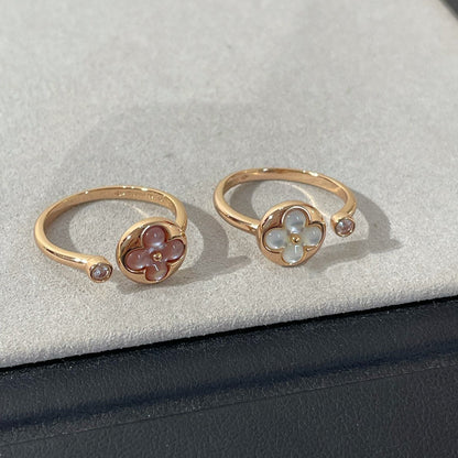 [Mystic]SUN 1 DIAMOND PINK MOP RING