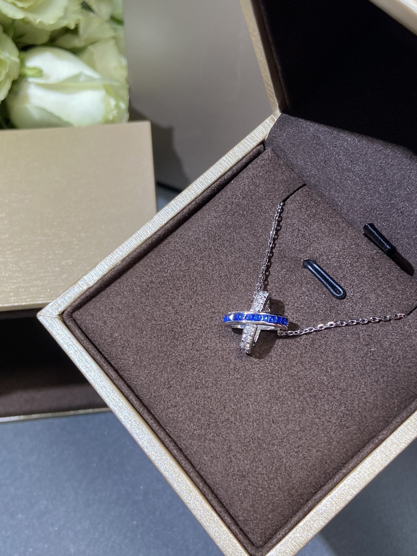 [Mystic]LIENS DIAMOND SILVER NECKLACE