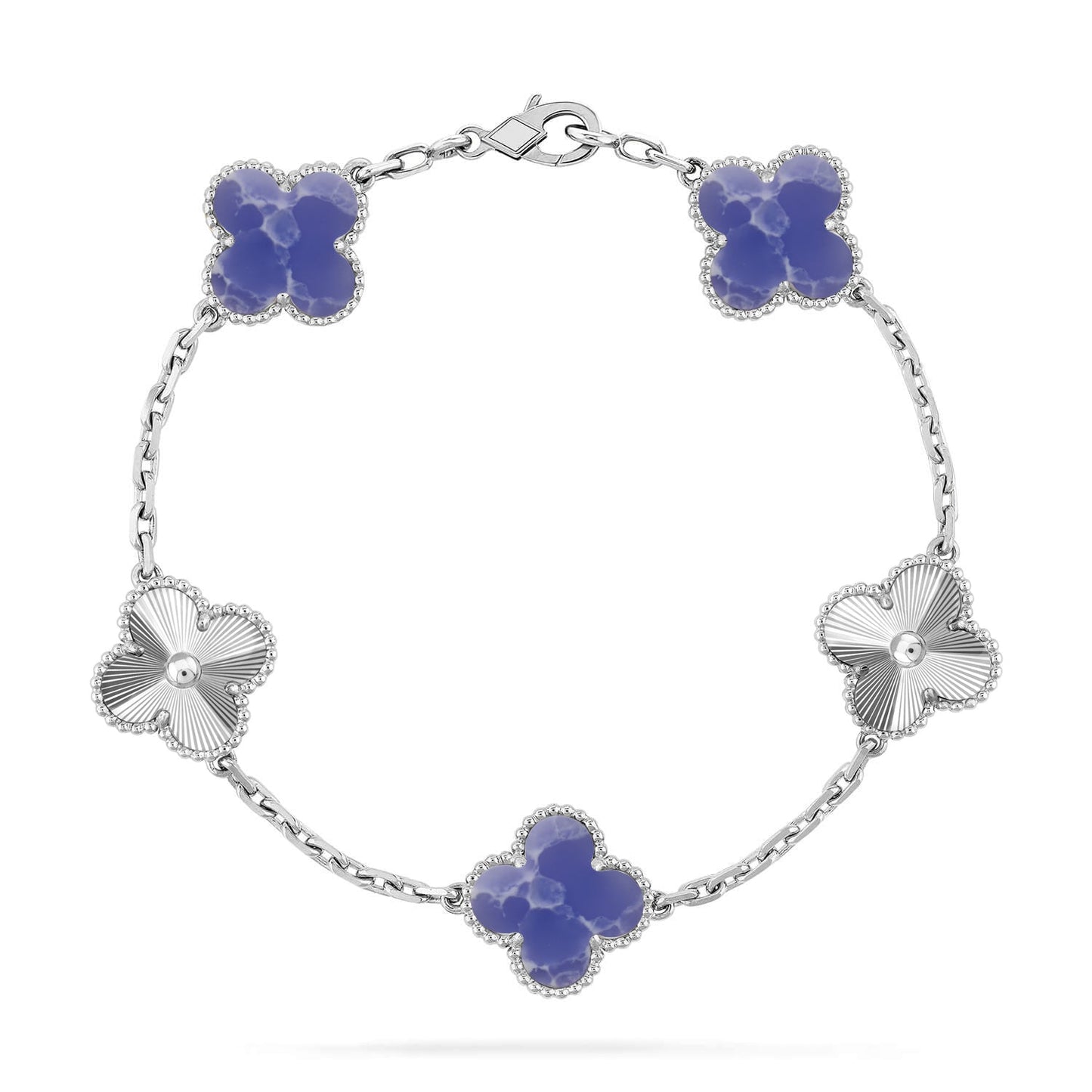 [Mystic]CLOVER 5 MOTIF BLUE VEINS BRACELET COLLECTION