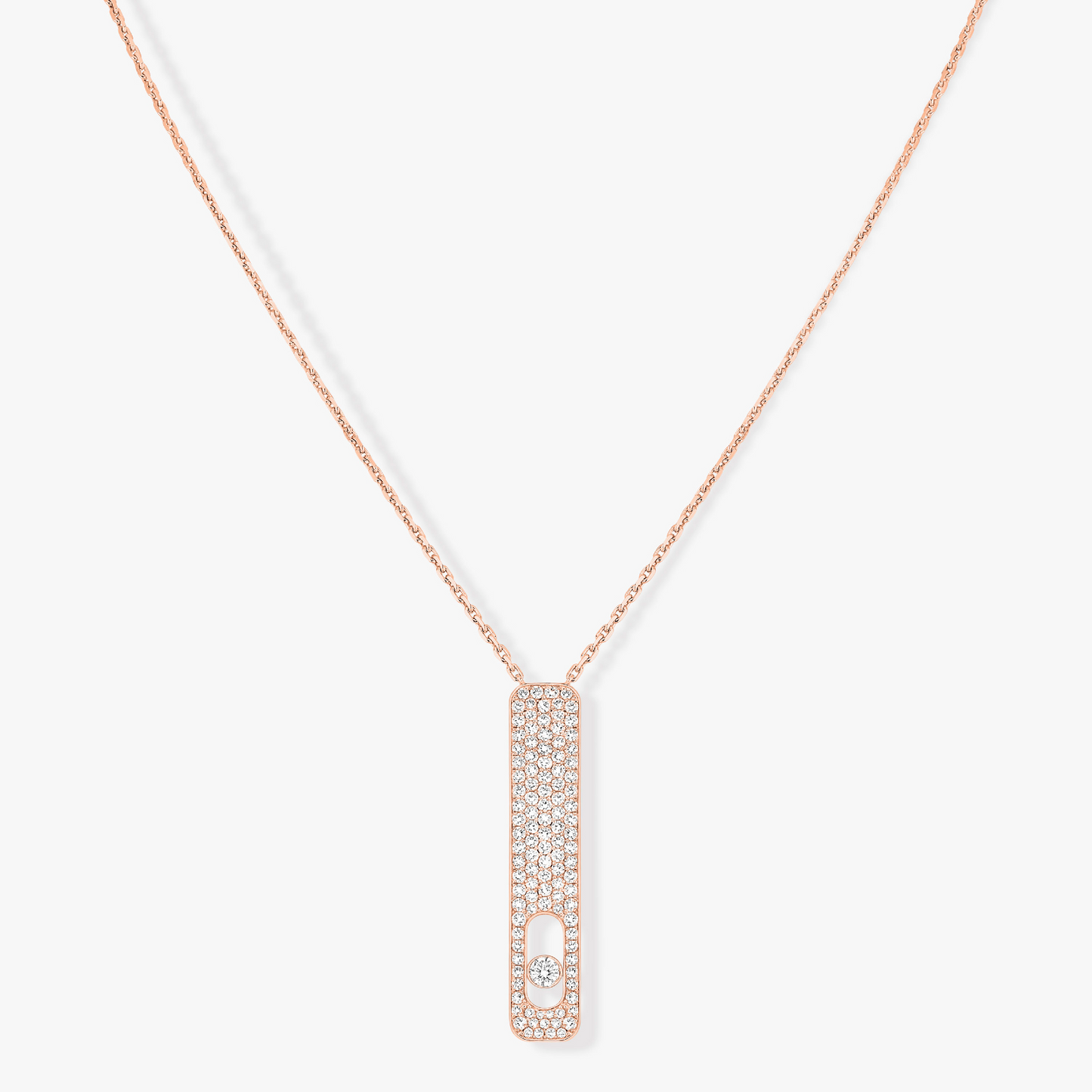 [Mysitc ] MY FIRST DIAMOND PAVED NECKLACE