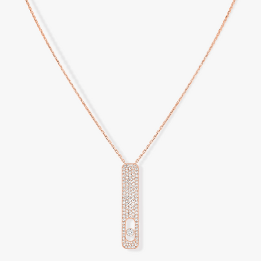 [Mysitc ] MY FIRST DIAMOND PAVED NECKLACE