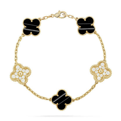 [Mystic] CLOVER 5 MOTIF PULSAR STONE BRACELET COLLECTION