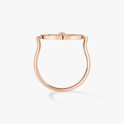 [Mysitc ]  MOVE PINK GOLD DIAMOND RING