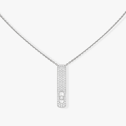 [Mysitc ] MY FIRST DIAMOND PAVED NECKLACE