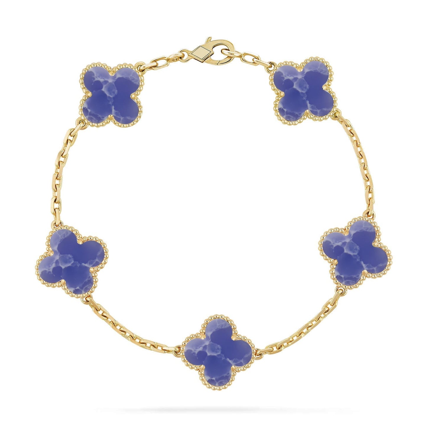 [Mystic]CLOVER 5 MOTIF BLUE VEINS BRACELET COLLECTION