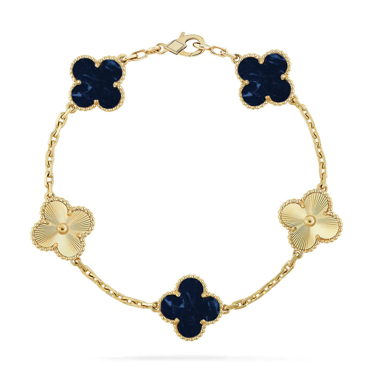 [Mystic]CLOVER 5 MOTIF PIETERSITE BRACELET COLLECTION