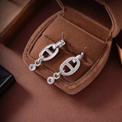 [Mystic]HM CHAINE DIAMOND EARRINGS