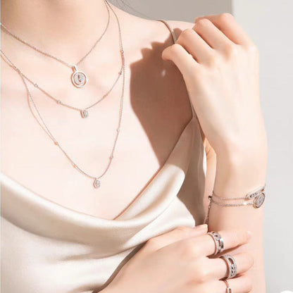 [Mysitc ]  MOVER PM PAVED NECKLACE