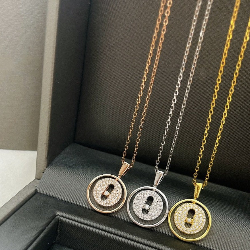 [Mysitc ]  MOVER PM PAVED NECKLACE