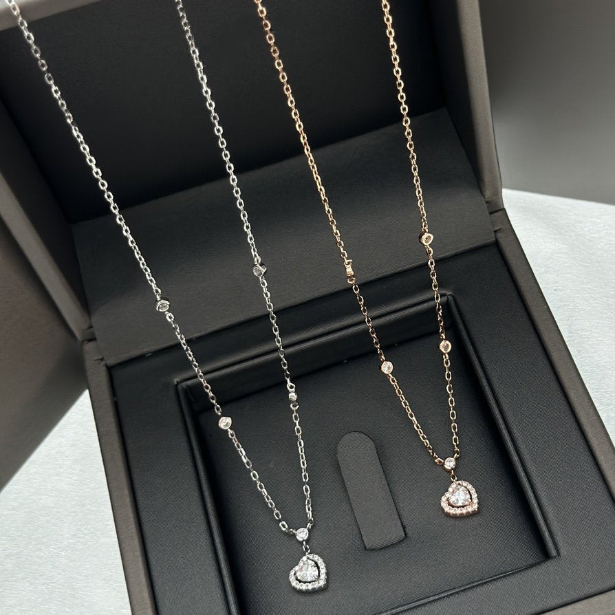 [Mysitc ] JOY HEART DIAMOND NECKLACE