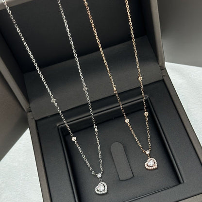 [Mysitc ] JOY HEART DIAMOND NECKLACE