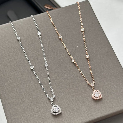 [Mysitc ] JOY HEART DIAMOND NECKLACE