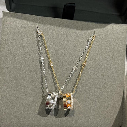 [Mysitc ] CHAIN MOVE ROMANE PEDAND NECKLACE
