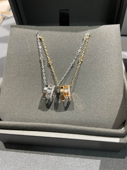 [Mysitc ] CHAIN MOVE ROMANE PEDAND NECKLACE
