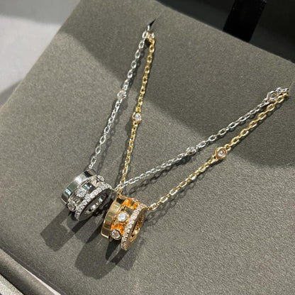 [Mysitc ] CHAIN MOVE ROMANE PEDAND NECKLACE