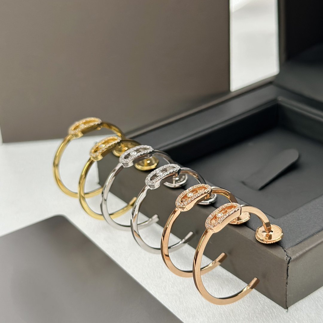 [Mysitc ] CREOLES MOVE UNO PM DIAMOND EARRINGS