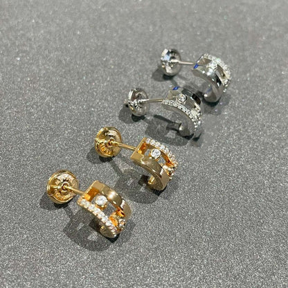 [Mysitc ] MOVE ROMANE EARRINGS DIAMOND