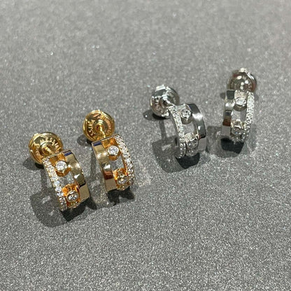 [Mysitc ] MOVE ROMANE EARRINGS DIAMOND