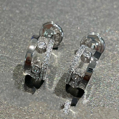 [Mysitc ] MOVE ROMANE EARRINGS DIAMOND