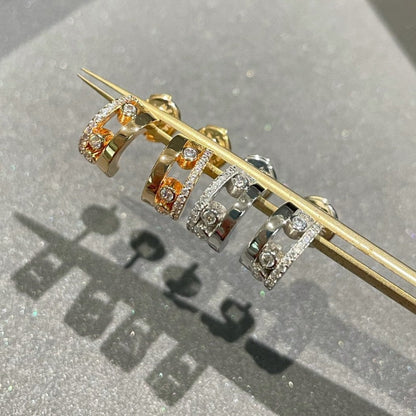 [Mysitc ] MOVE ROMANE EARRINGS DIAMOND