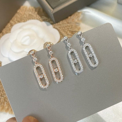 [Mysitc ] DORMEUSES MOVE UNO DIAMOND EARRINGS