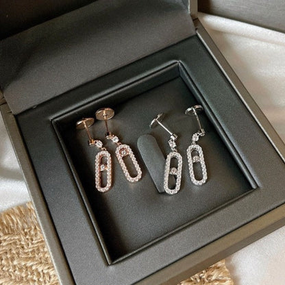 [Mysitc ] DORMEUSES MOVE UNO DIAMOND EARRINGS
