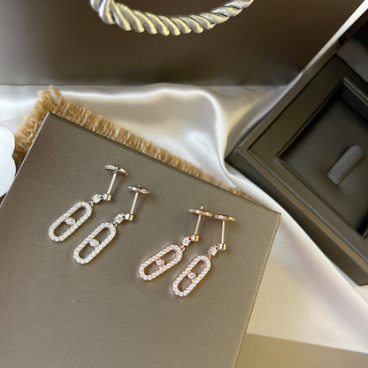 [Mysitc ] DORMEUSES MOVE UNO DIAMOND EARRINGS