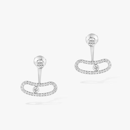 [Mysitc ] MOVE UNO SILVER DIAMOND EARRINGS