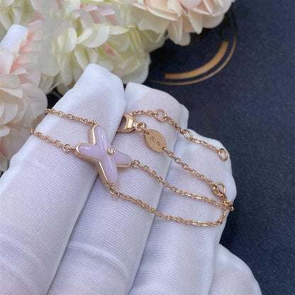 [Mystic]JEUX BRACELET PINK MOP PINK GOLD 1 DIAMOND
