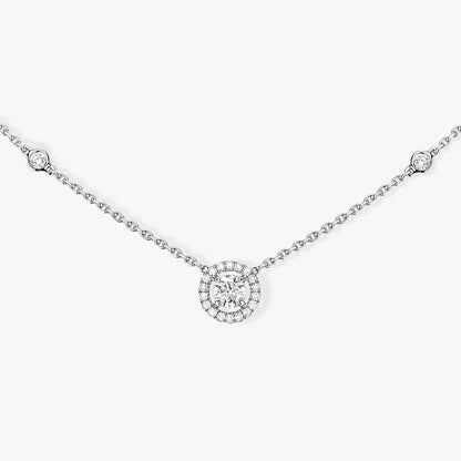 [Mysitc ] Diamond Necklace 0,20ct Brilliant Shape Joy