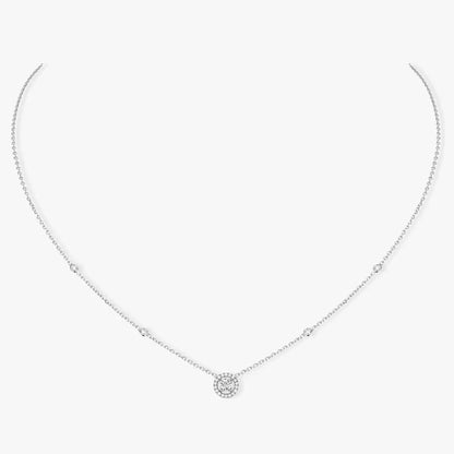 [Mysitc ] Diamond Necklace 0,20ct Brilliant Shape Joy