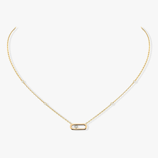 [Mysitc ] MOVE UNO DIAMOND NECKLACE
