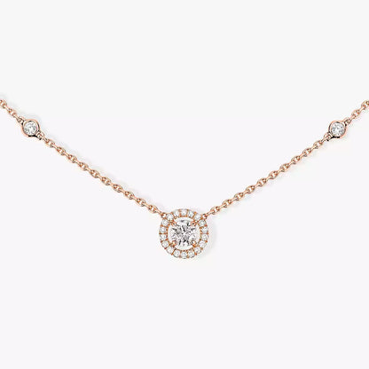 [Mysitc ] Diamond Necklace 0,20ct Brilliant Shape Joy