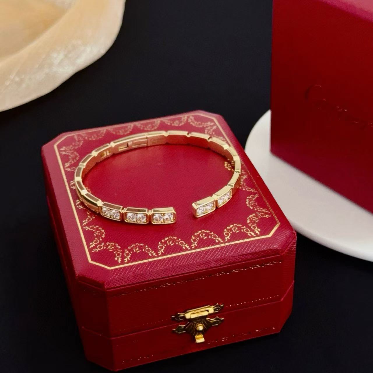 [Mystic]LOVE DIAMOND OPEN  BRACELET