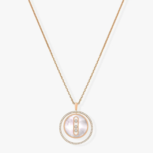 [Mysitc ]  MOVE MM NACRE BLANCHE DIAMOND NECKLACE