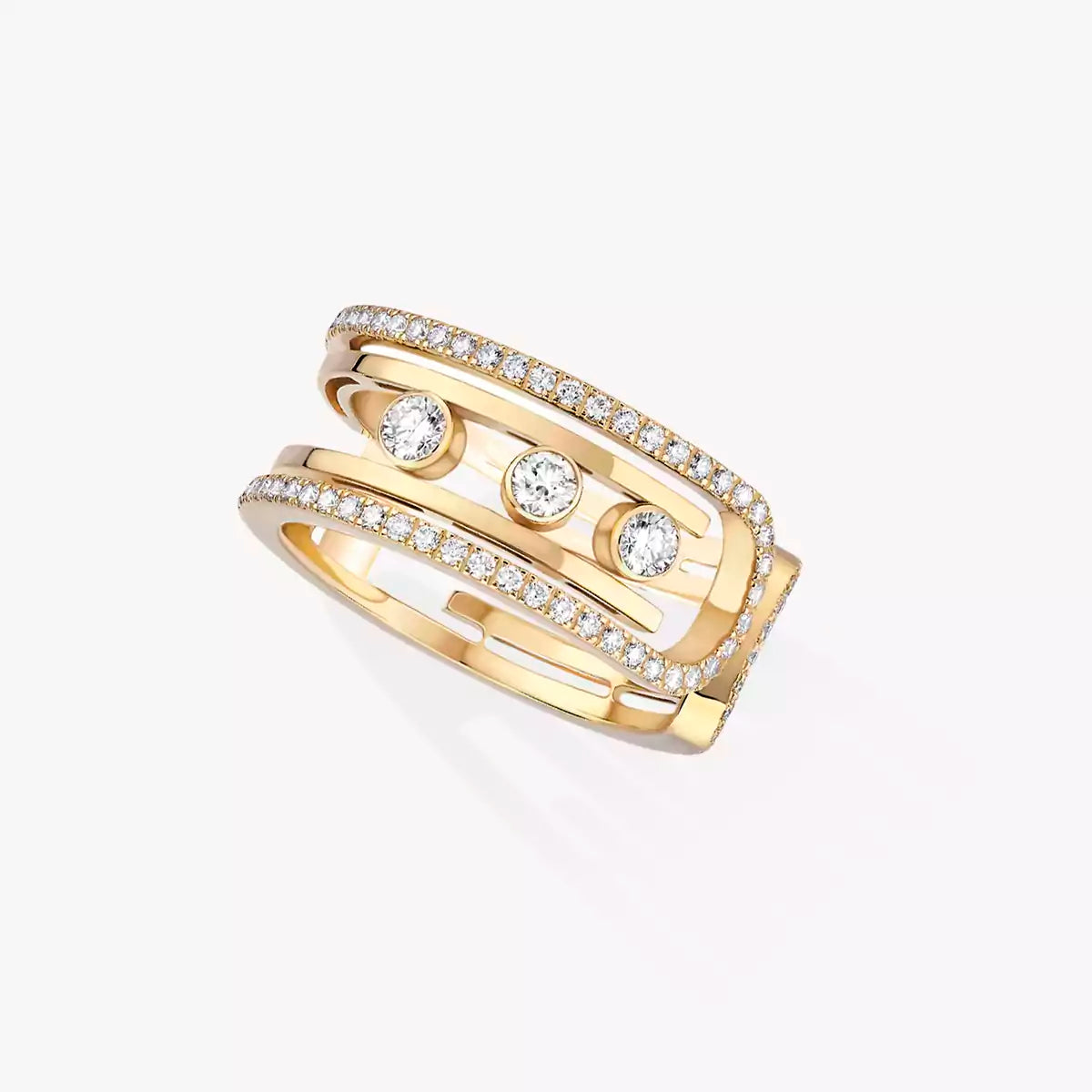 [Mysitc ] Move 10th Diamond Ring in Gold