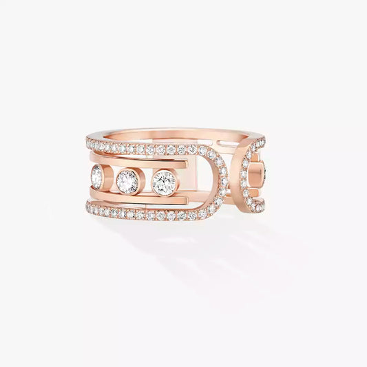 [Mysitc ] Move 10th Diamond Ring in Gold