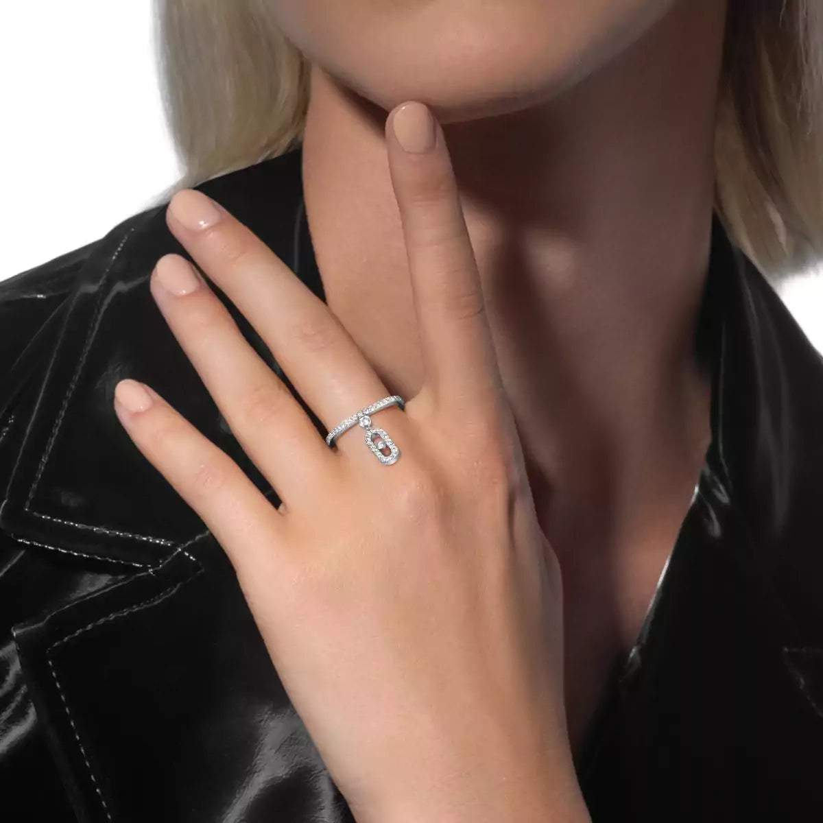 [Mysitc ] Move Uno Diamond Ring