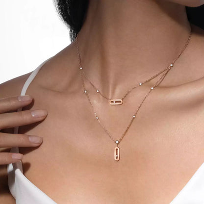 [Mysitc ]  Move Uno Diamond Necklace