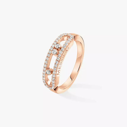 [Mysitc ]  Baby Move Gold Diamond Pave_ Ring