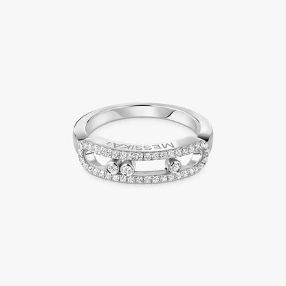[Mysitc ]  Baby Move Gold Diamond Pave_ Ring
