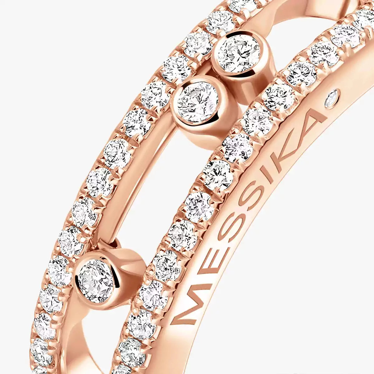 [Mysitc ]  Baby Move Gold Diamond Pave_ Ring