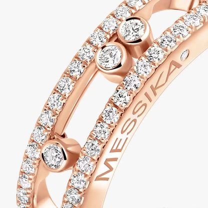 [Mysitc ]  Baby Move Gold Diamond Pave_ Ring