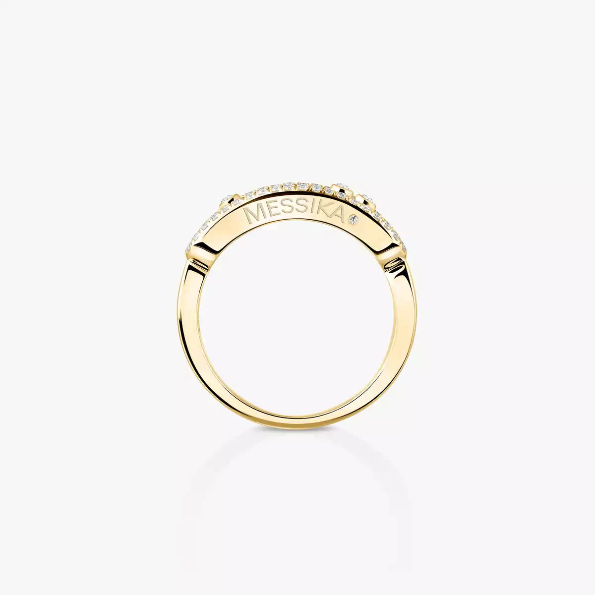 [Mysitc ]  Baby Move Gold Diamond Pave_ Ring