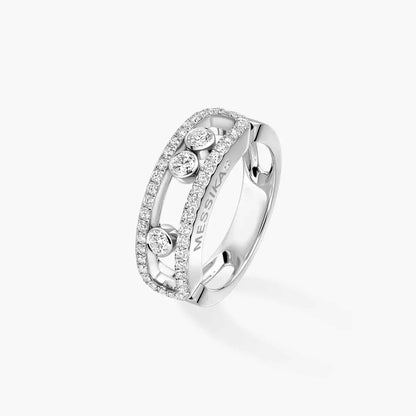 [Mysitc ]  Move Gold Diamond Pave_ Ring
