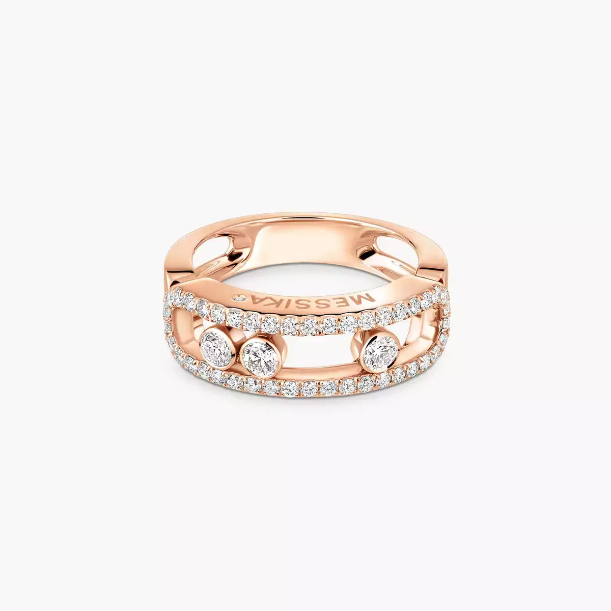 [Mysitc ]  Move Gold Diamond Pave_ Ring